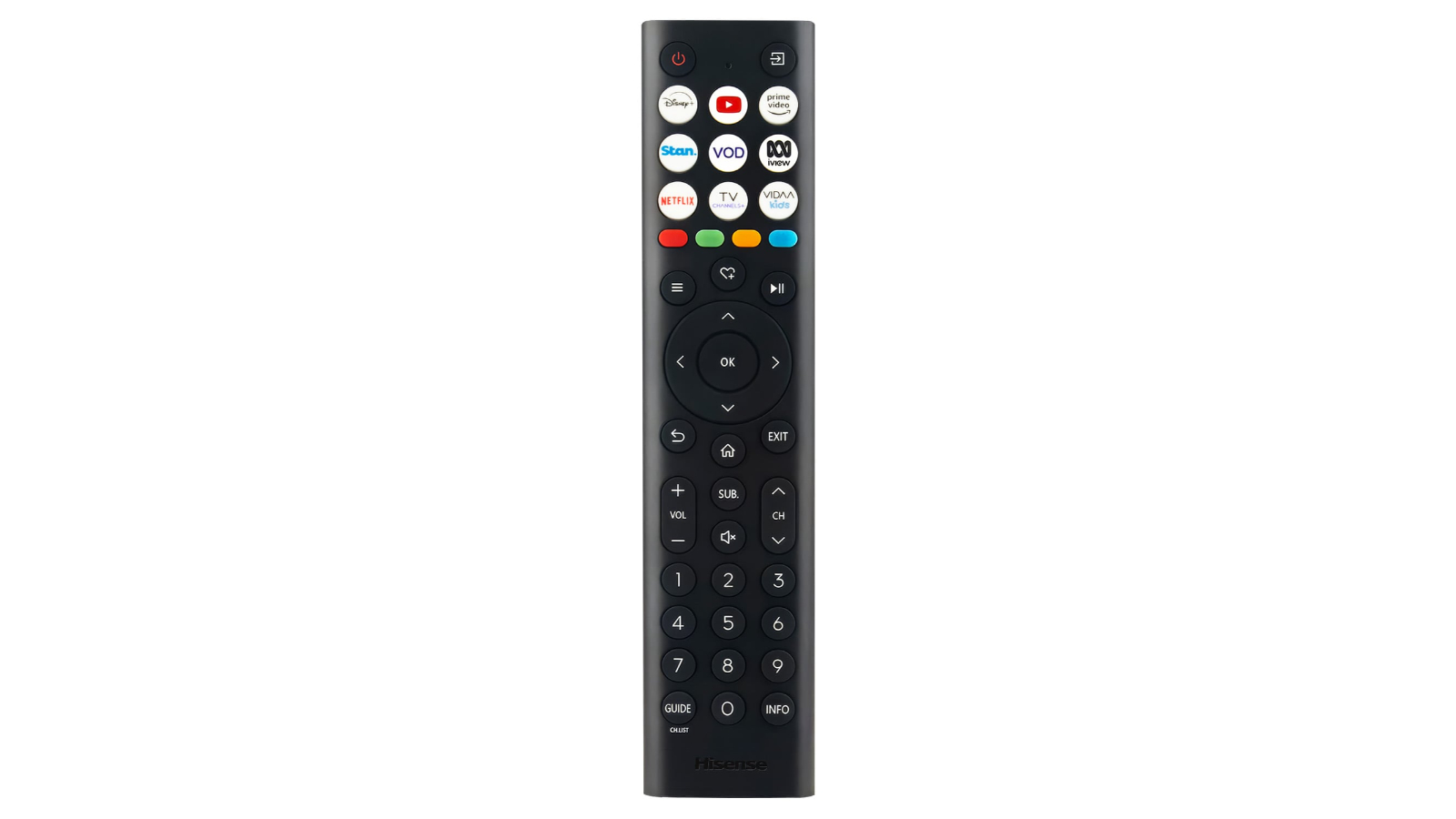 Hisense EN2R38H Original Smart TV Replacement Remote Control