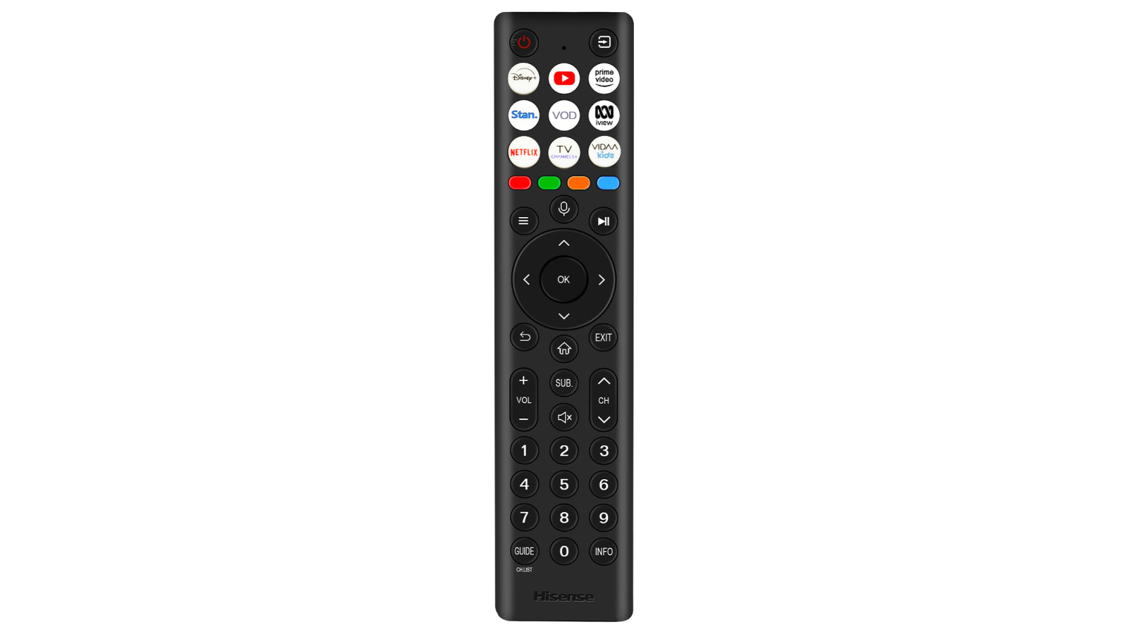 Hisense ERF2R38H Original Smart TV Replacement Remote Control 