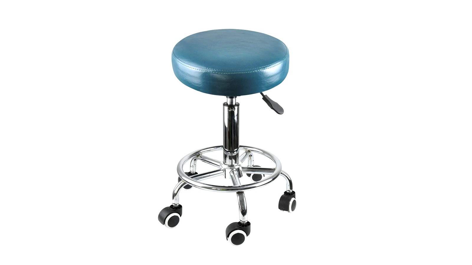Levede Teal PU Leather Bar Stool