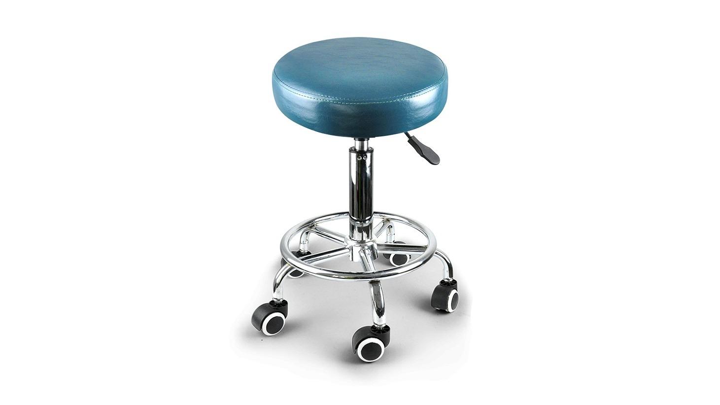 Levede 2 Piece Teal PU Leather Bar Stool