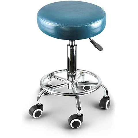 Levede 2 Piece Teal PU Leather Bar Stool