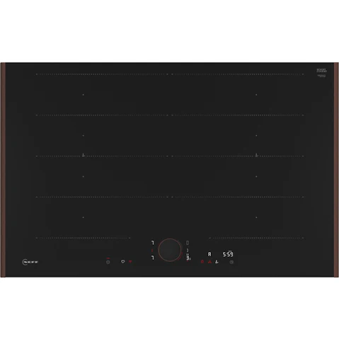 Neff 800mm Flex Induction Cooktop with Twist Pad Flex Control - Brushed Bronze