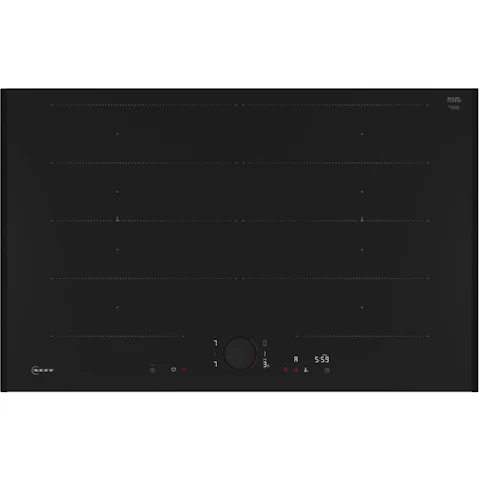 Neff 800mm Flex Induction Cooktop with Twist Pad Flex Control - Deep Black