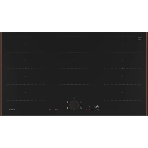 Neff 900mm 5 Zone Flex Induction Cooktop with Twist Pad Flex Control - Brushed Bronze