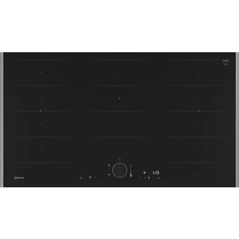Neff 900mm 5 Zone Flex Induction Cooktop with Twist Pad Flex Control - Metallic Silver