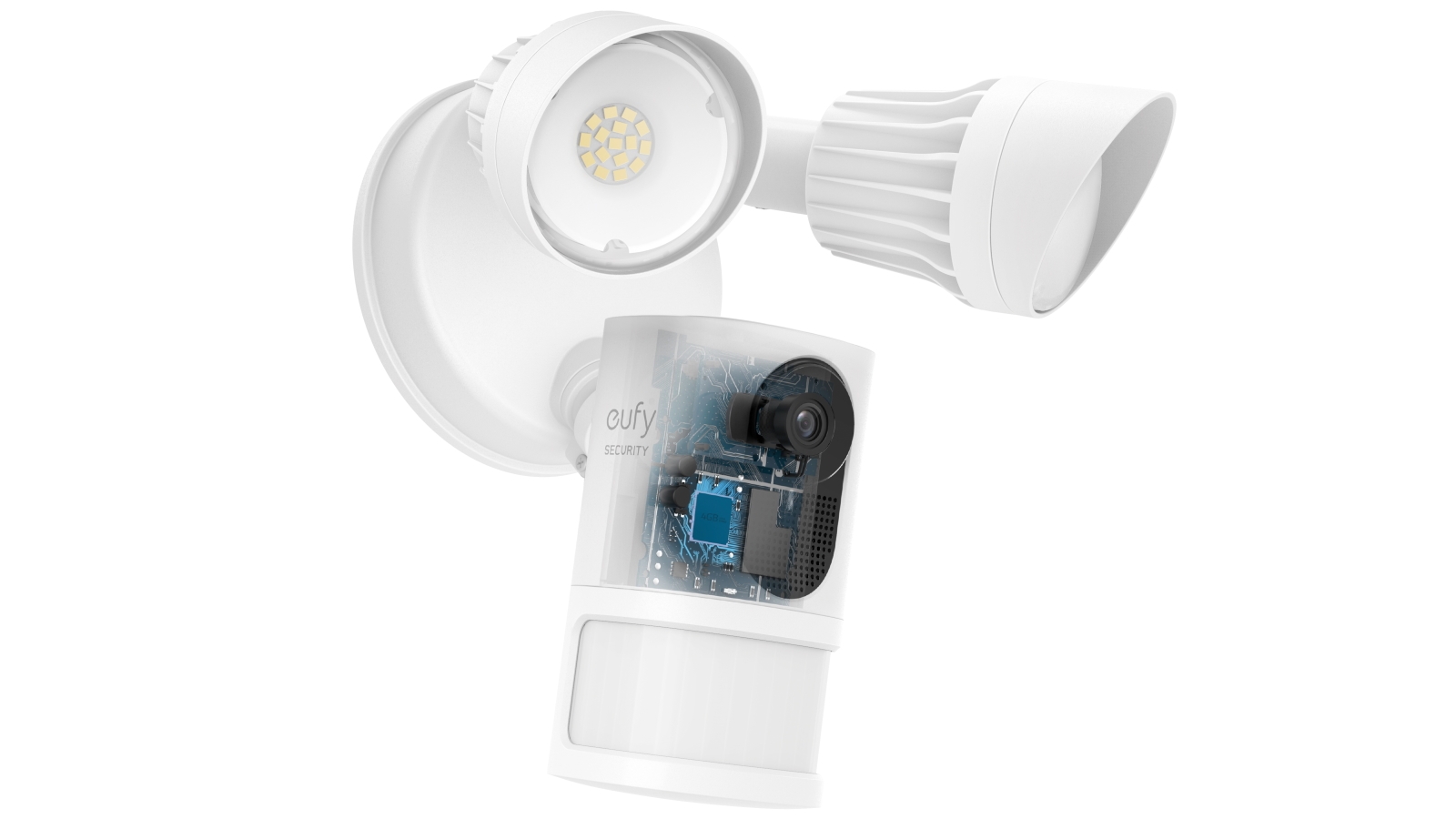 eufy Security Floodlight Cam E 2K White Harvey Norman