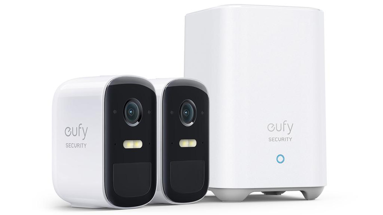 eufy Security eufyCam 2C Pro 2K 2Pack Camera Kit with HomeBase 2