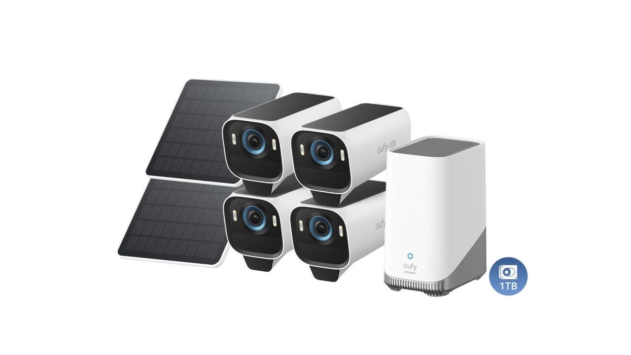 eufyCam S3 Pro 4K UHD 4-Camera Security Kit