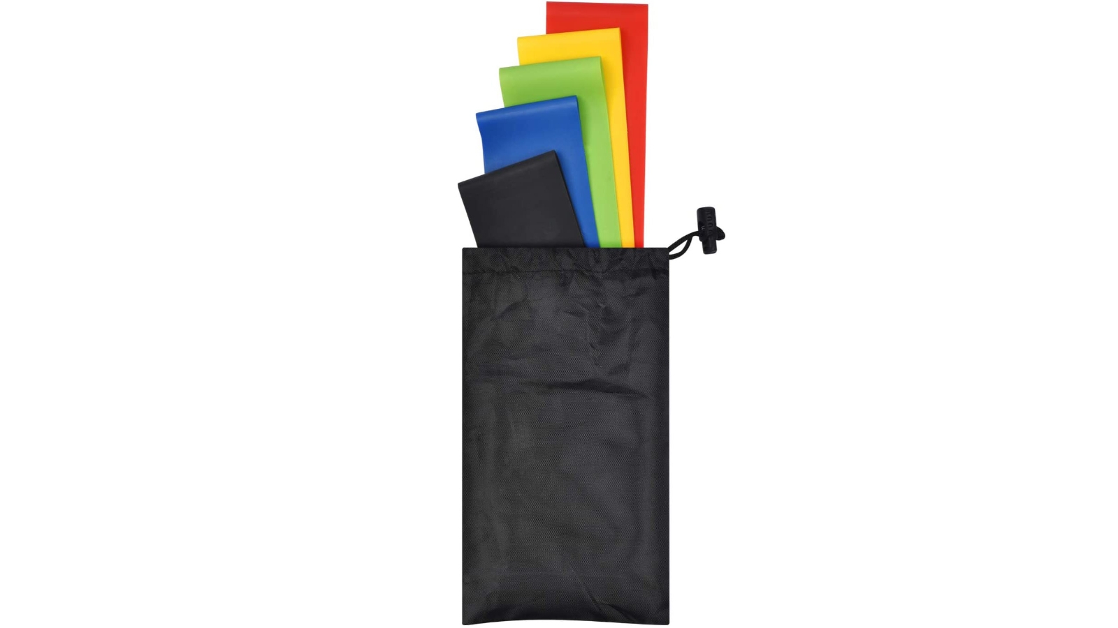 TODO Exercise Pilates Yoga Loop Resistance Band Workout Set + Bag - 5 Piece
