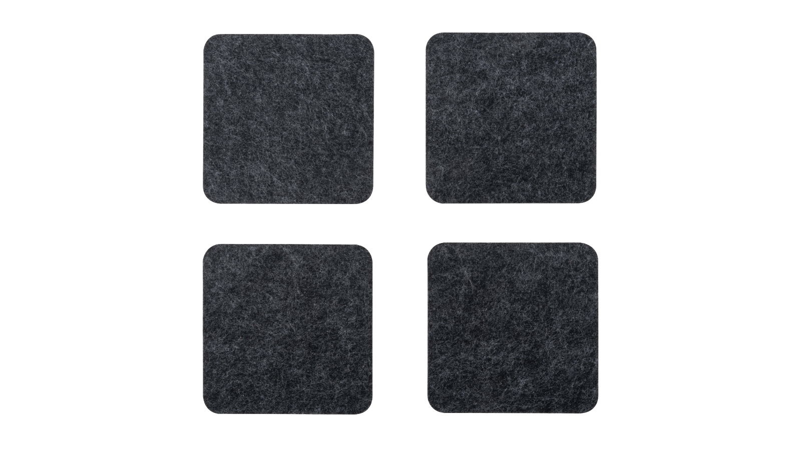 Desky Felt/Cork Coaster - Dark Grey