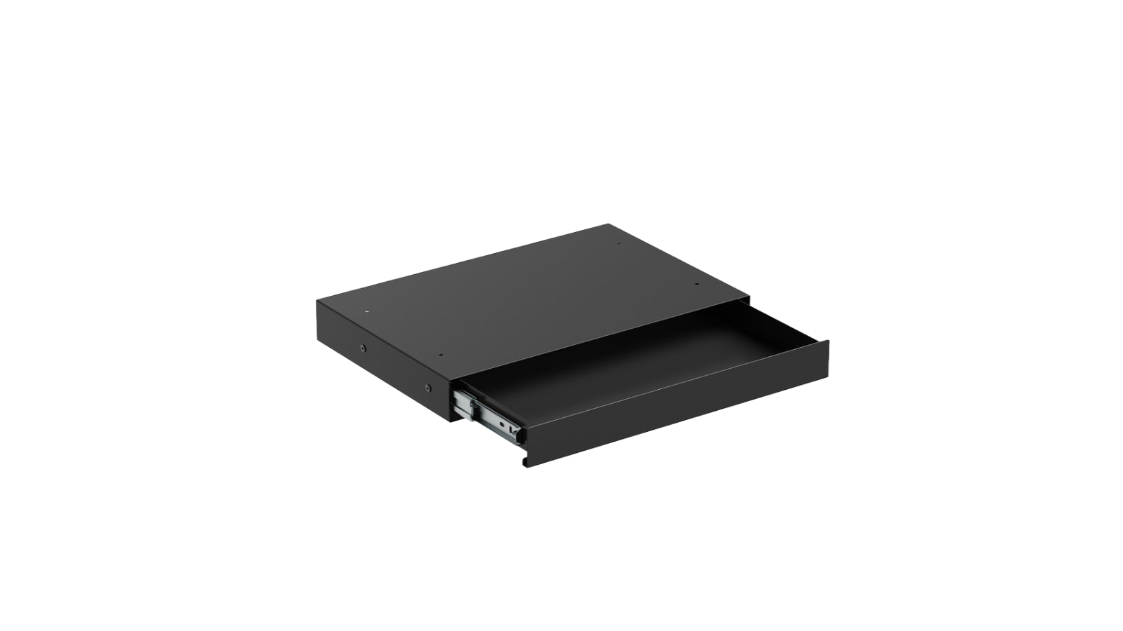 Desky No Gap Ultra-Slim Under Desk Drawer - Black
