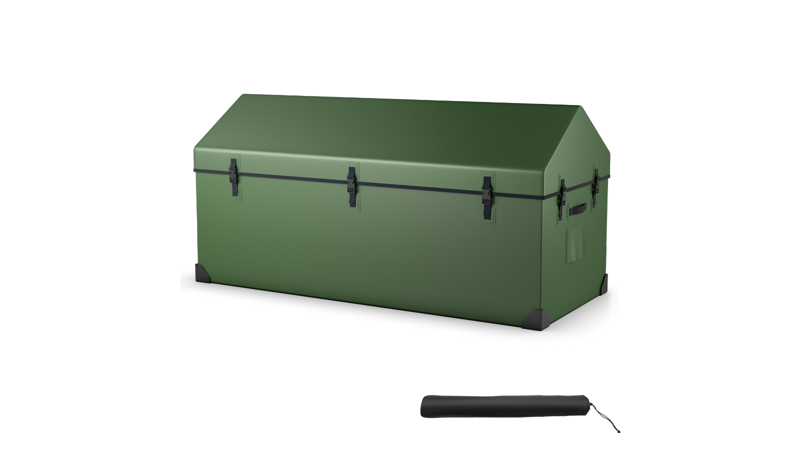 Costway Waterproof Outdoor Storage Box Garden Tool Shed - 658 Litre