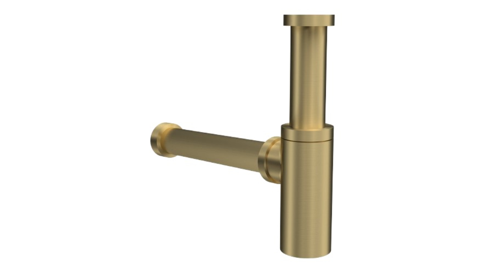 Parisi Adjustable Bottle Trap - Brushed Brass