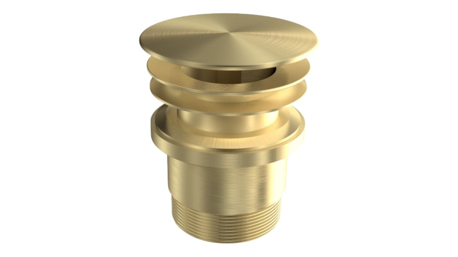 Parisi Universal Constant Flow Waste - Brushed Brass