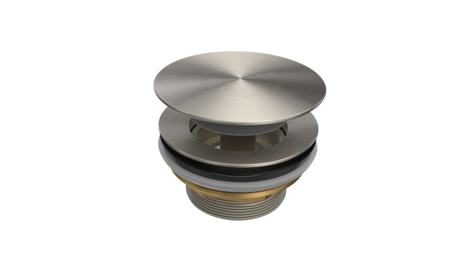 Parisi Bath Clic-Clac Plug and Waste - Brushed Nickel