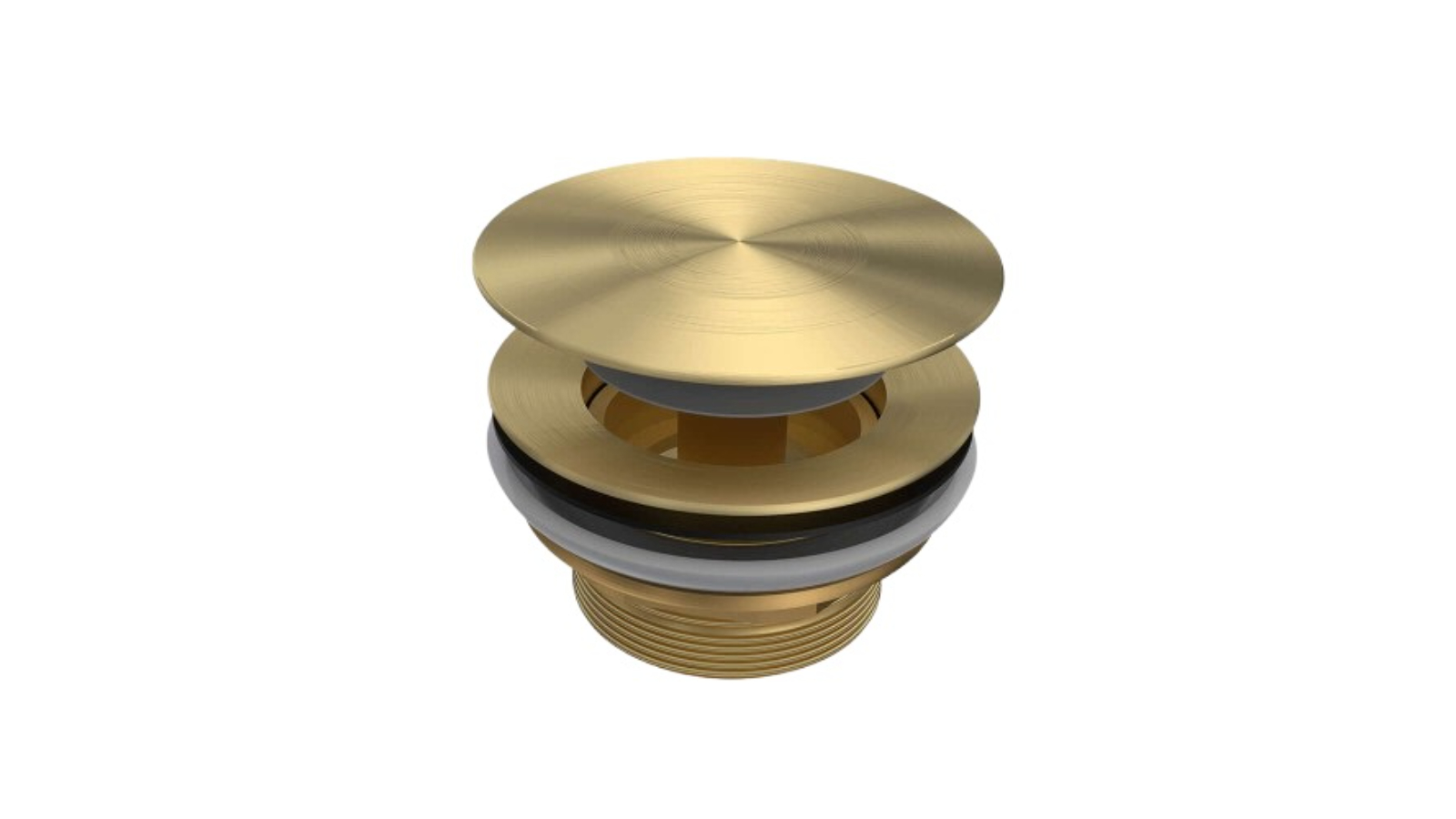 Parisi Bath Clic-Clac Plug and Waste - Brushed Brass