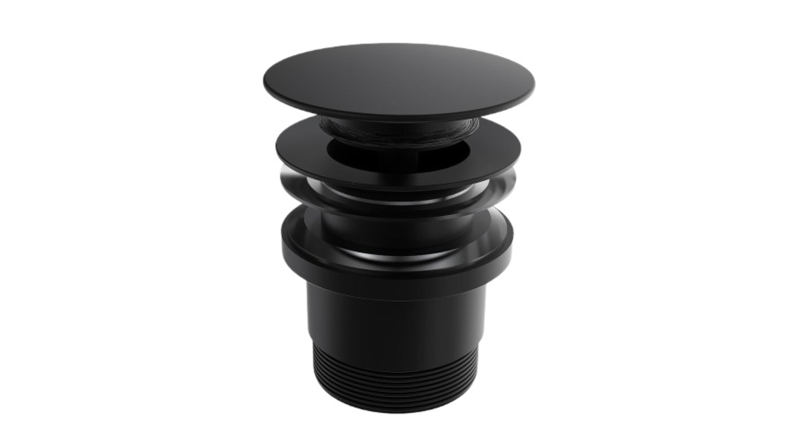 Parisi Bath Pop Up Universal Waste - Matte Black