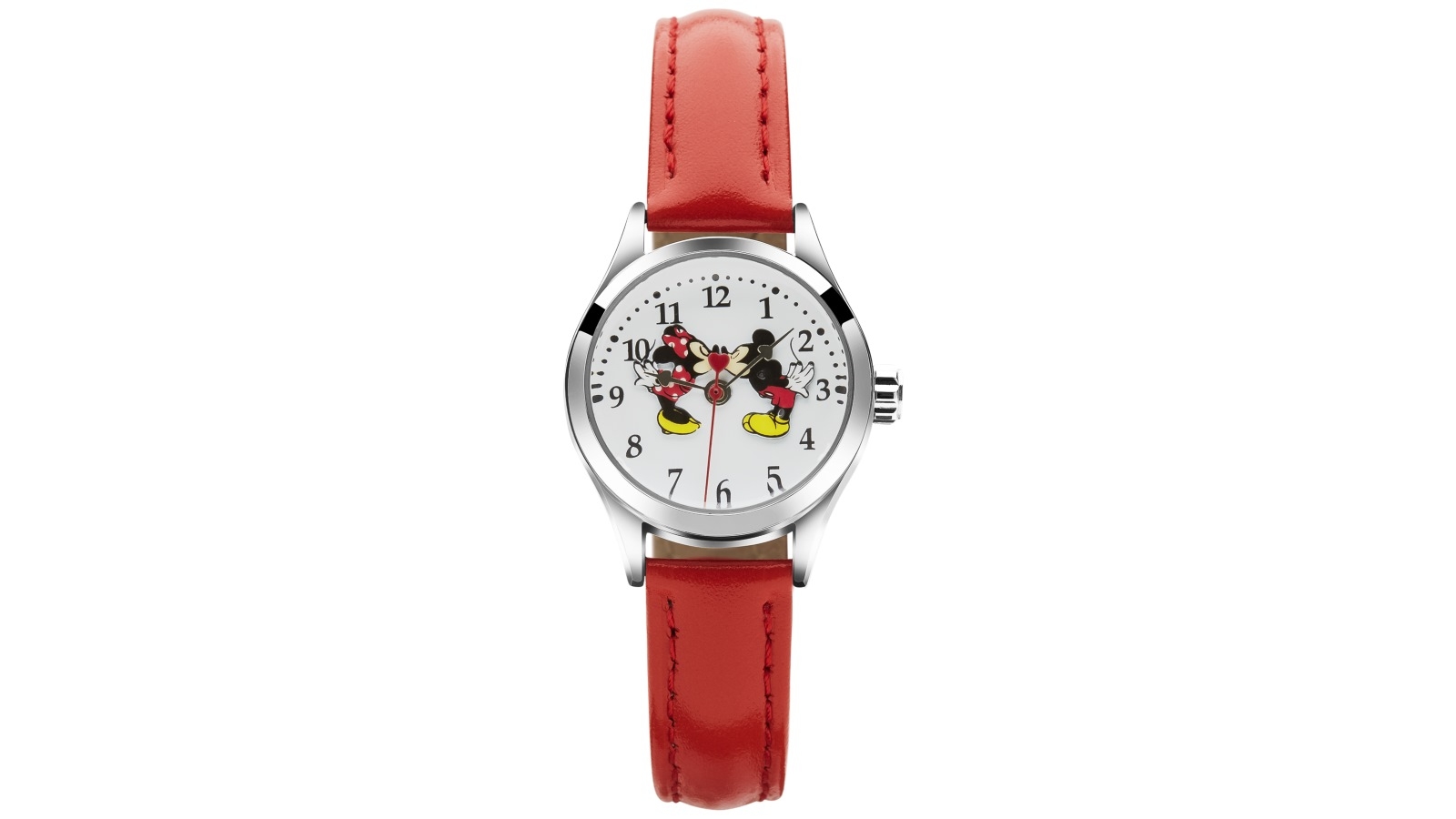 Disney Petite Mickey & Minnie 2.5cm Watch - Red