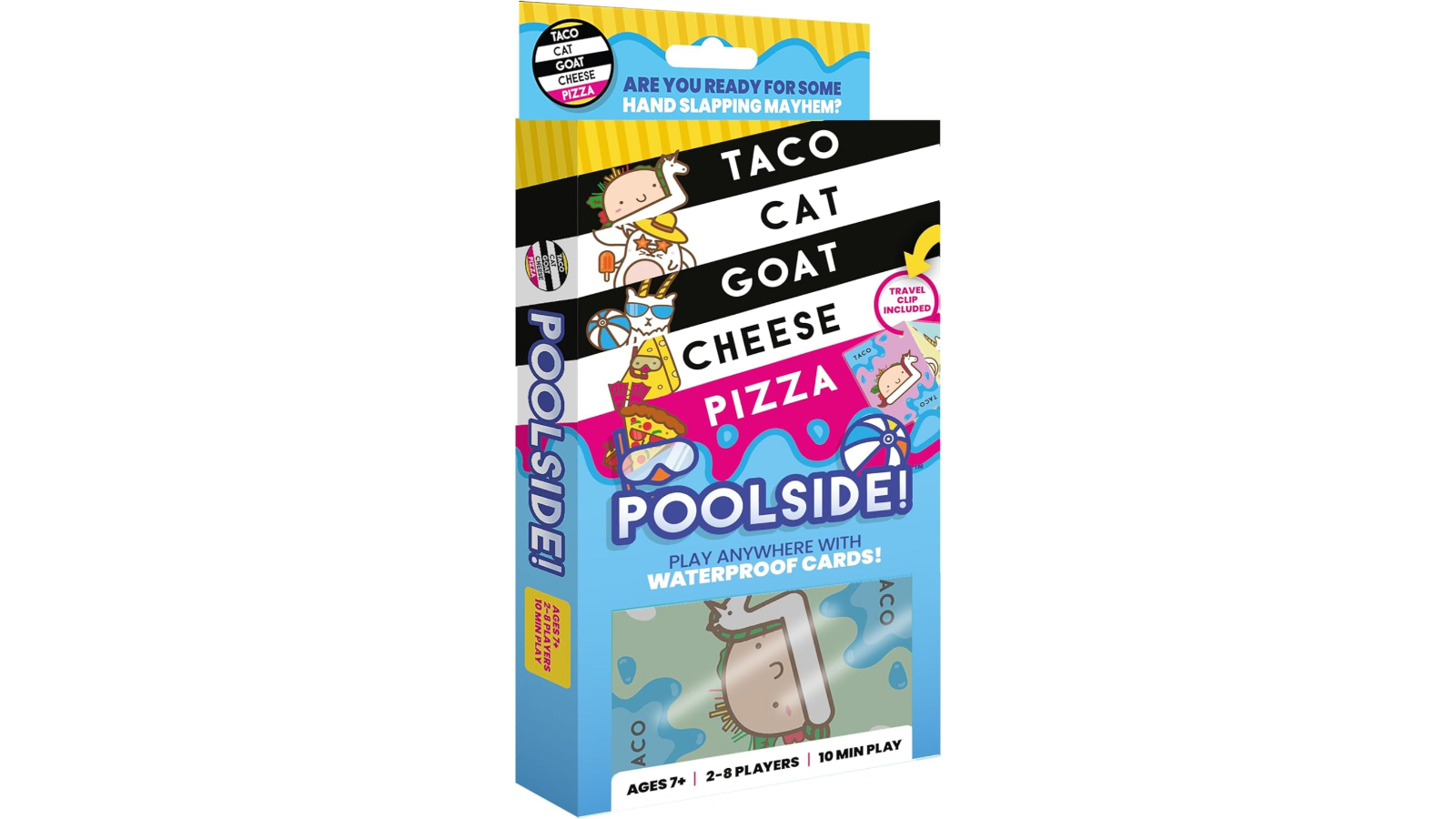 Taco Cat Goat Cheese Pizza Poolside Board Game