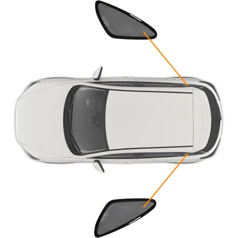X-CAR Port Window Sun Shade for Mazda CX-3 CX3 2015-2022