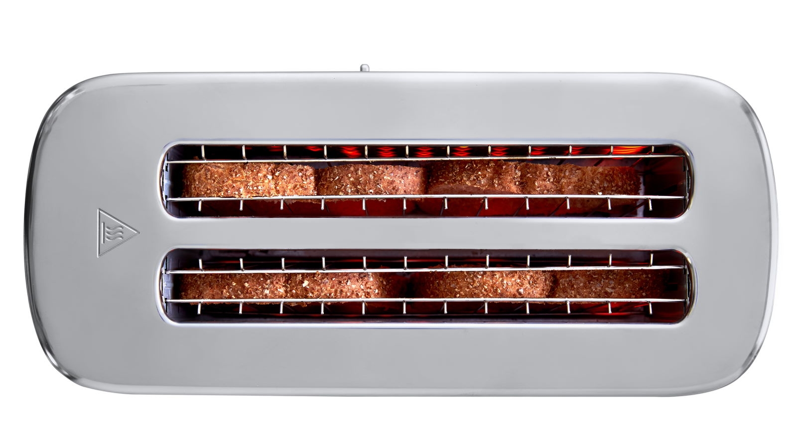 Sunbeam Arise 4Slice Long Slot Toaster Brushed Stainless Steel