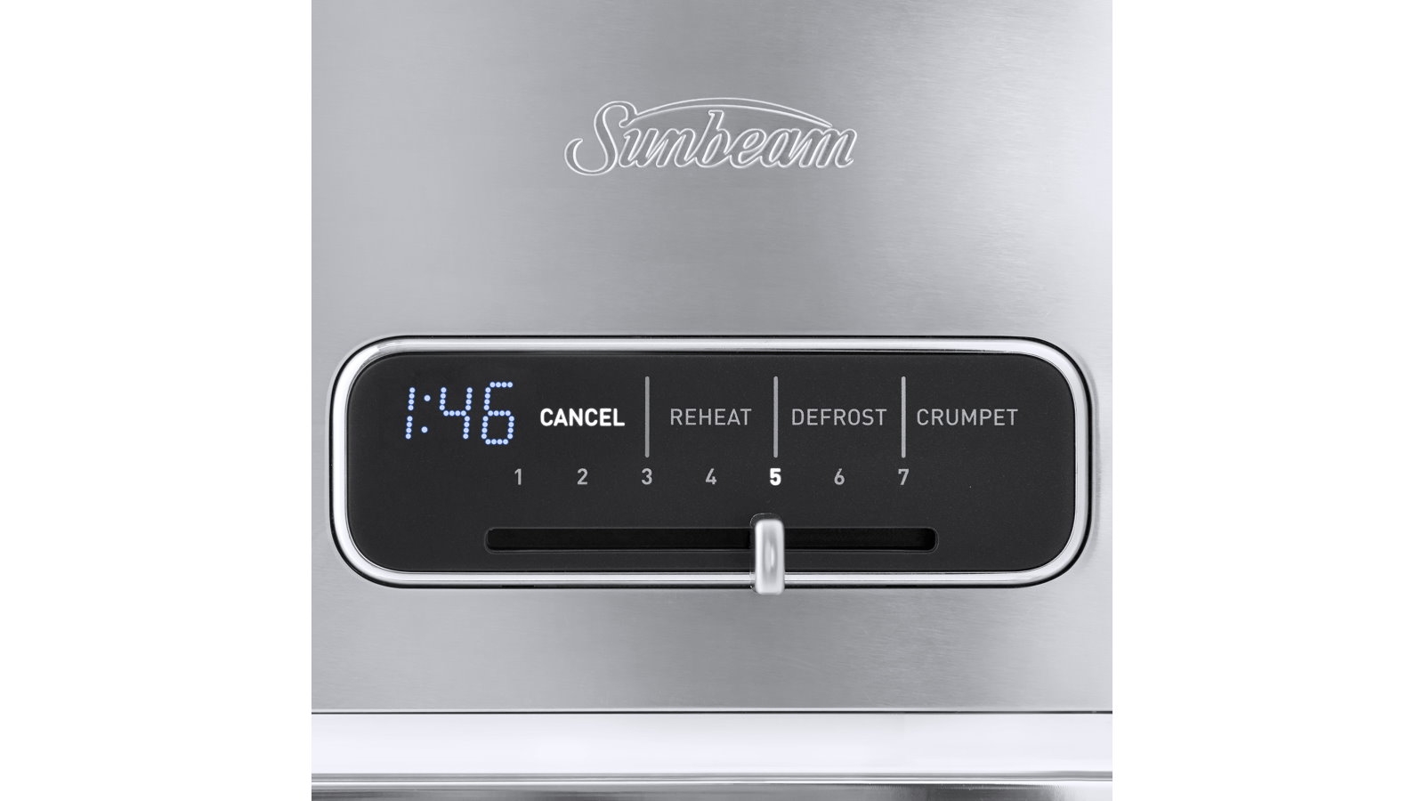 Sunbeam Arise 4Slice Long Slot Toaster Brushed Stainless Steel