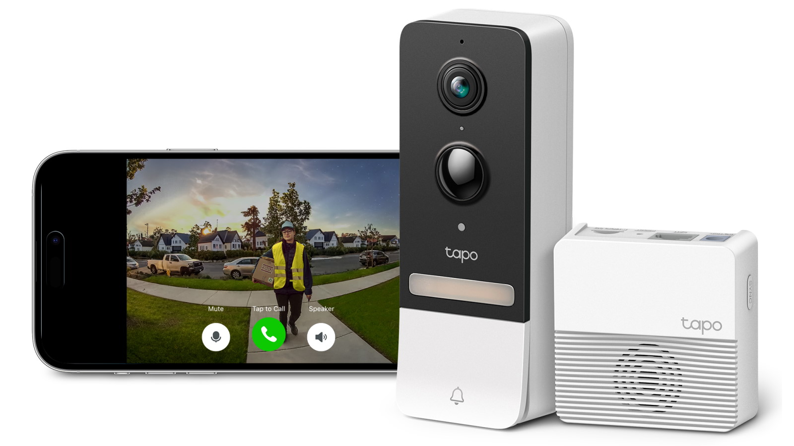 TP-Link Tapo D230S1 Smart Battery Video Doorbell Harvey Norman