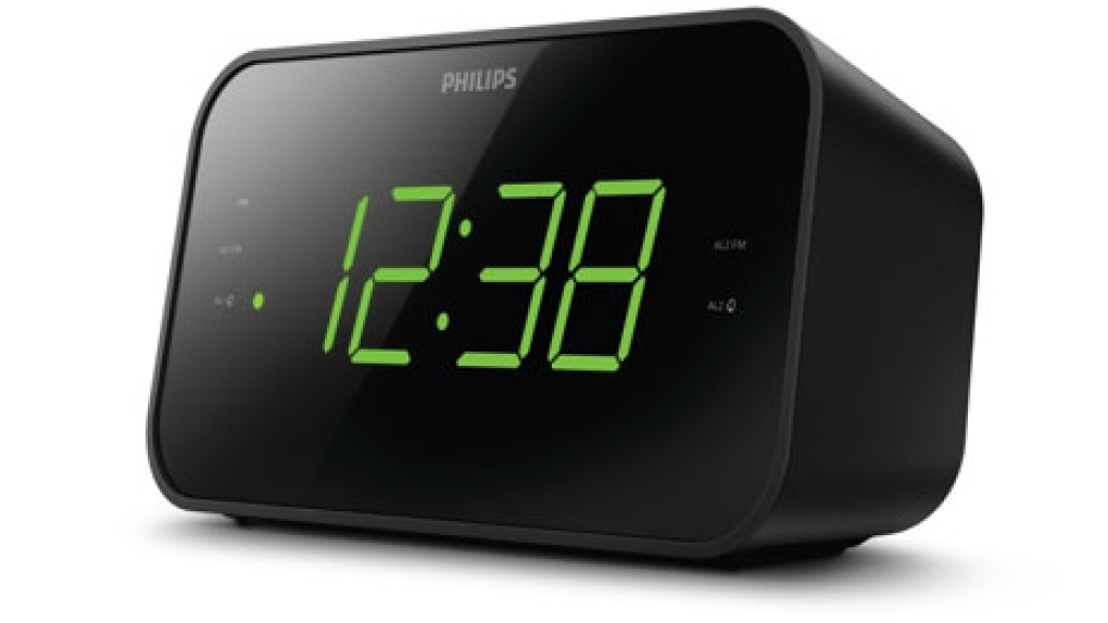 Philips Large Display FM Clock Radio Harvey Norman