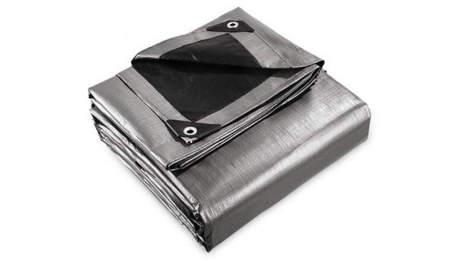Instahut 3.6x6m Heavy Duty PE Poly Tarp - Black