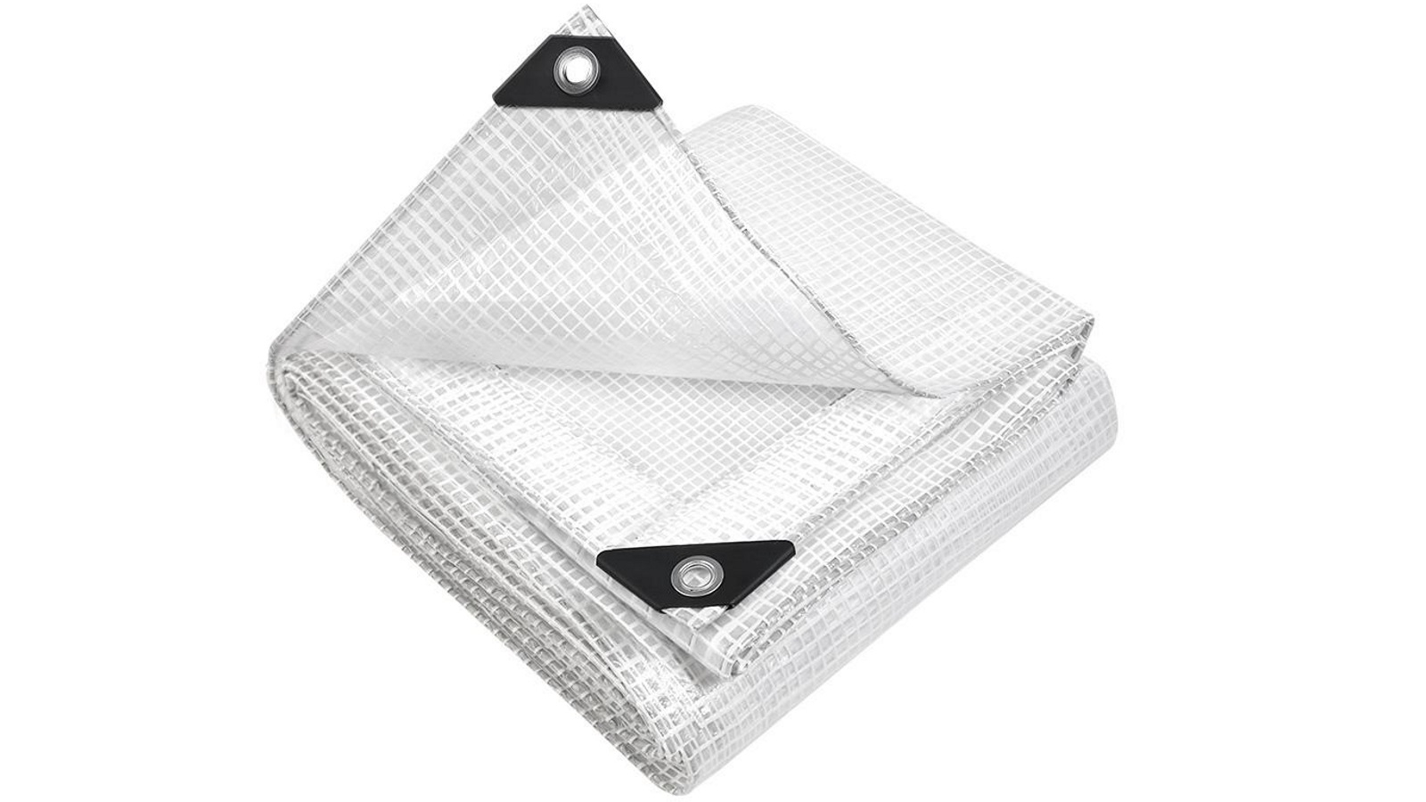 Instahut 4m x 6m Heavy Duty Poly Tarps Tarpaulin Camping Cover - Clear