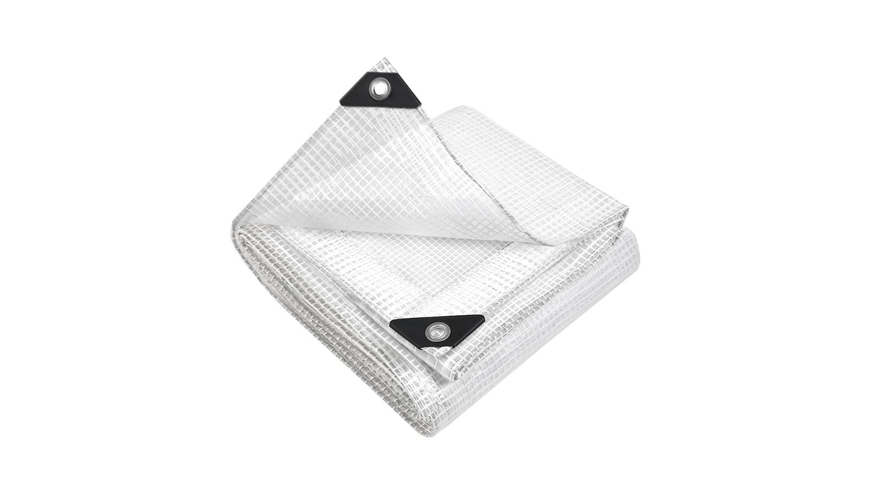 Instahut 9x12m Heavy Duty Poly Tarps - Clear