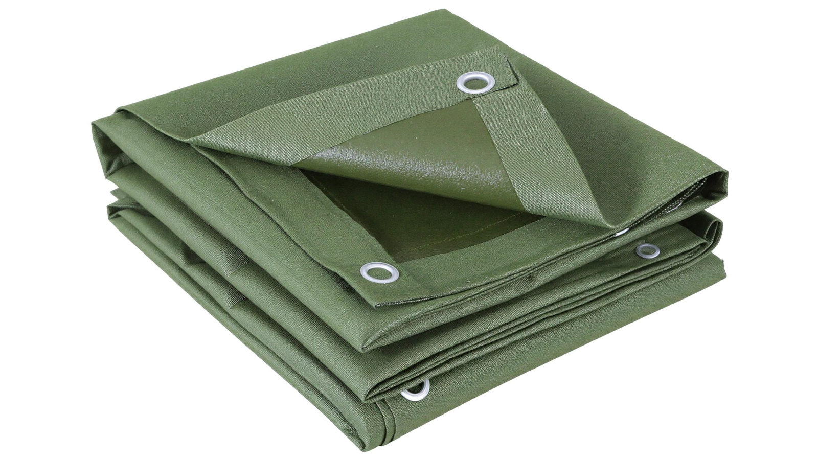 Instahut 2 x 3m Tarpaulin 600gsm Camping Canvas Heavy Duty Water Resistant