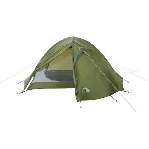 Tatonka Mountain Dome 2 Person Tent for Camping/Travel - Light Olive