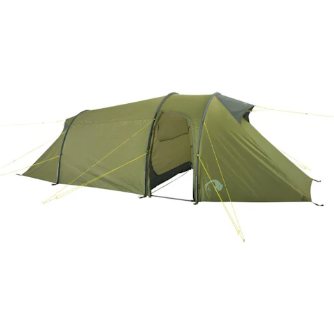 Tatonka Groenland 3 Person Waterproof Tunnel Tent for Camping/Travel - Olive