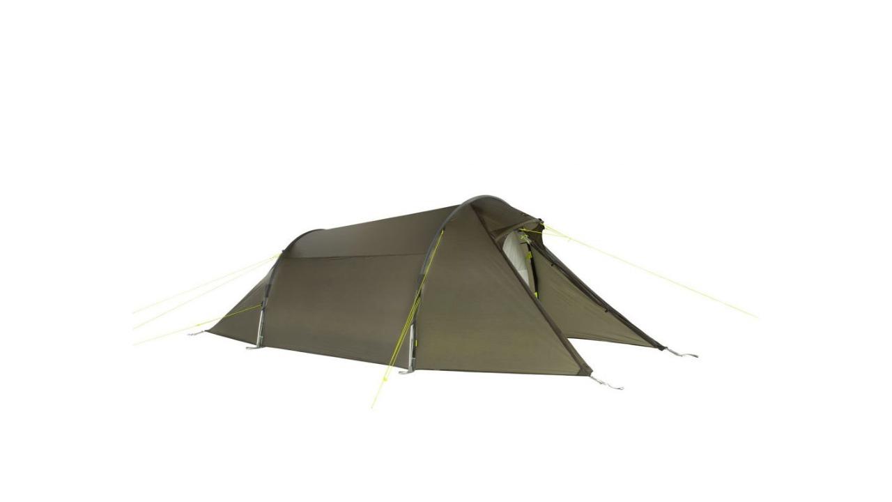 Tatonka Gargia 2 Person Tunnel Tent for Camping Stone - Grey/Olive