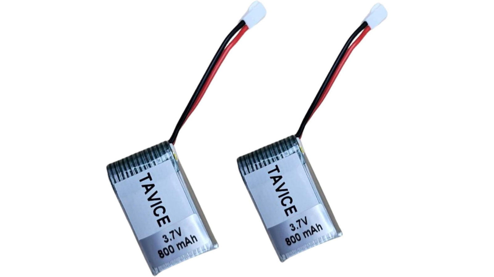 BatteryMate Pack of 2 Tavice 3.7V 800mAh LiPo Battery