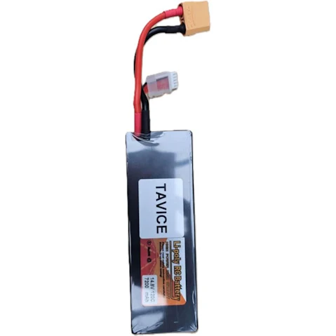 BatteryMate Tavice 14.8V 7200mAh 120C 4S LiPo Battery with XT90 Connector