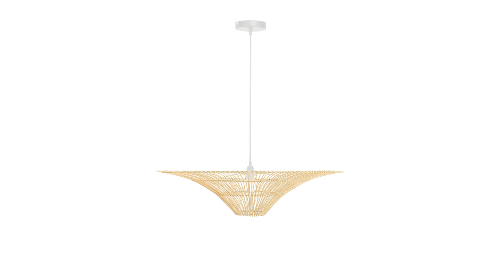 Luminea Taylor Natural Classic Rattan Hanging Pendant Light