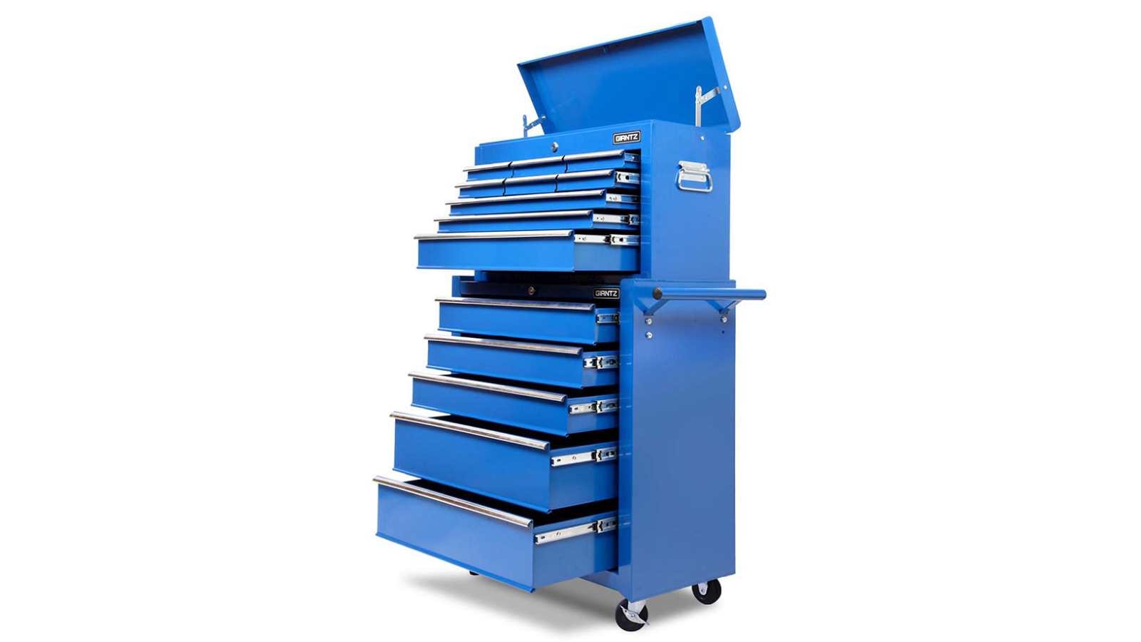 Giantz 14 Drawers Mechanic Chest Tool Box - Blue