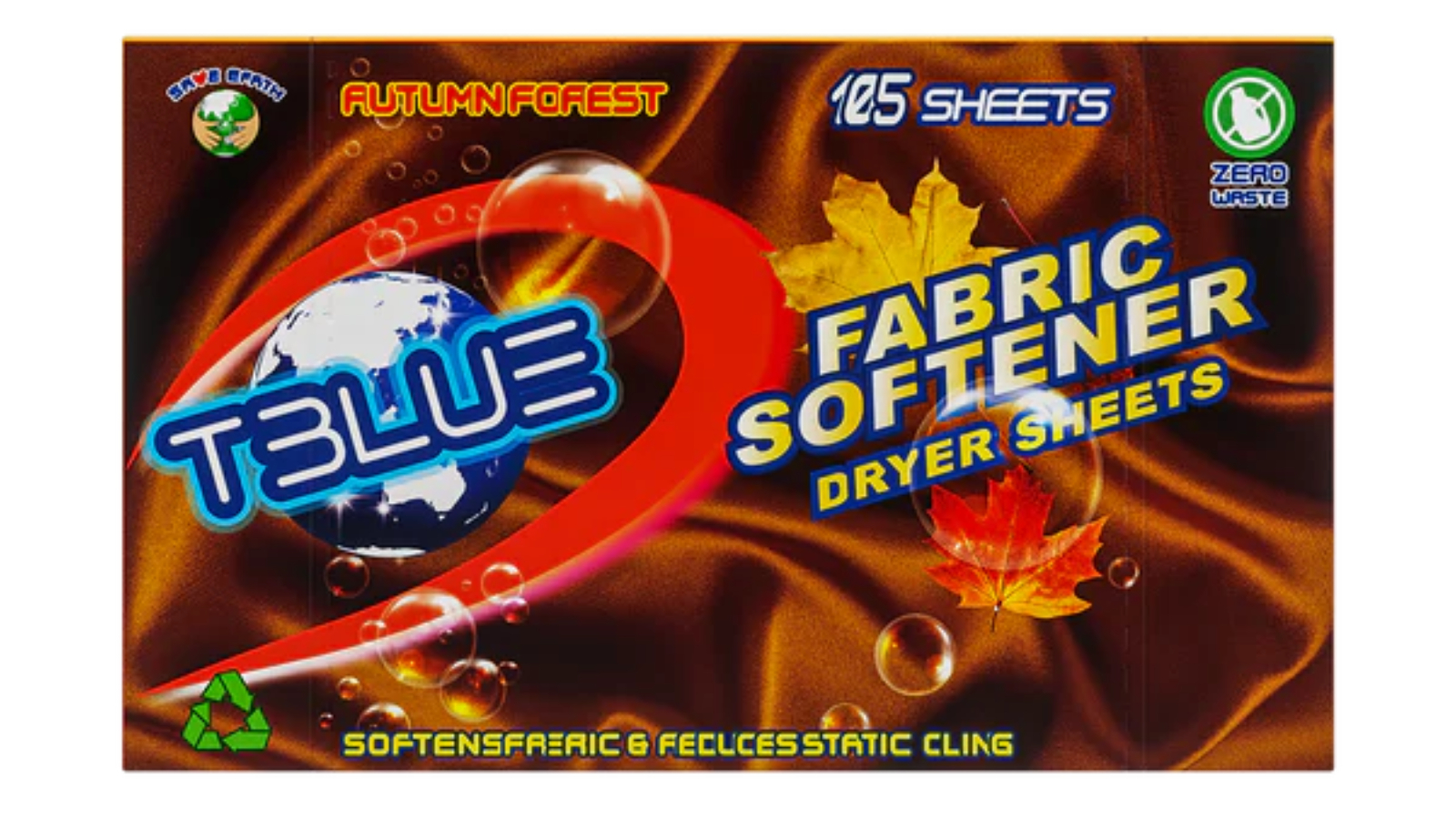 TBLUE 105 Fabric Softener Dryer Sheet Twin Pack - Autumn Forest