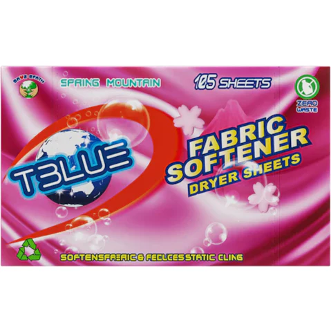 TBLUE 105 Fabric Softener Dryer Sheet Twin Pack - Spring Mountain