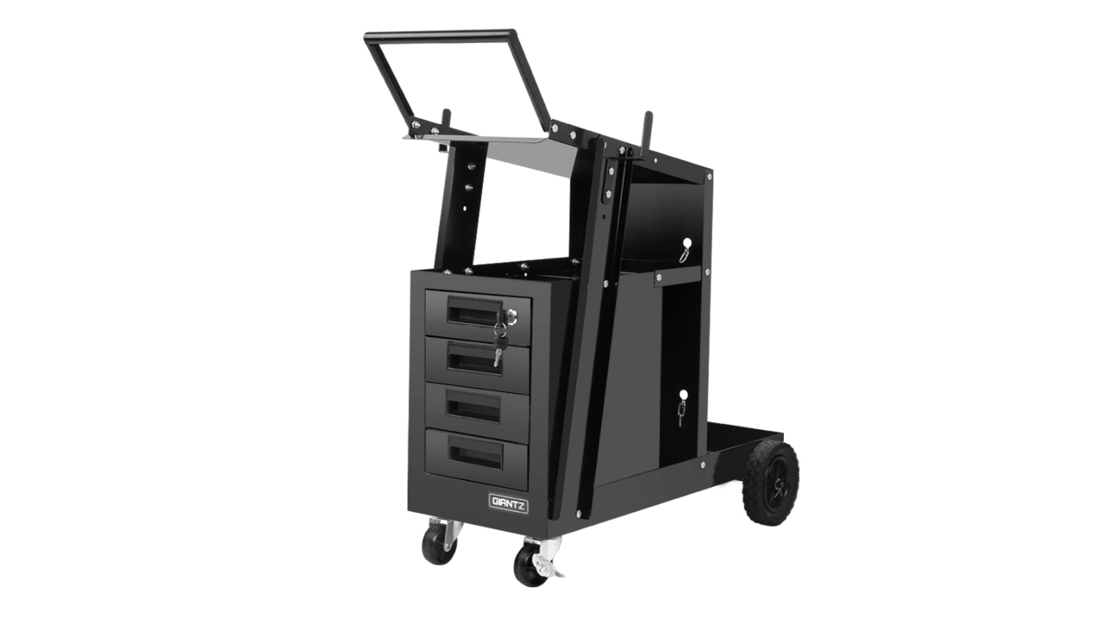 Giantz 4 Drawer Welding Trolley - Black