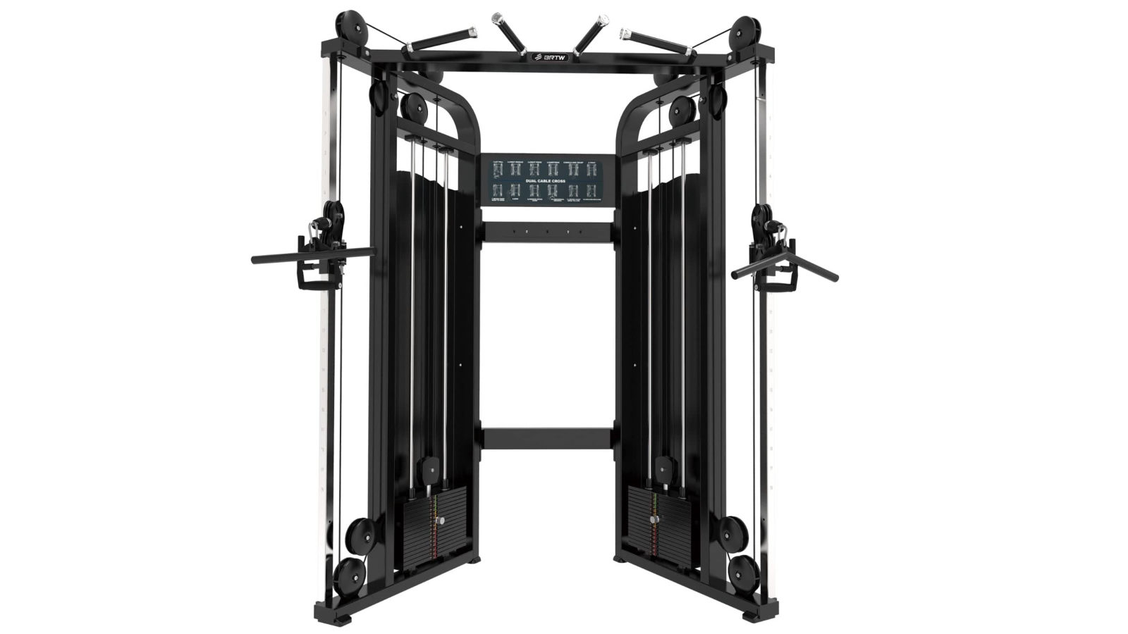 Fitness Hero Reload Max All-In-One Multi Function Cable Machine with Seat - Matte Black