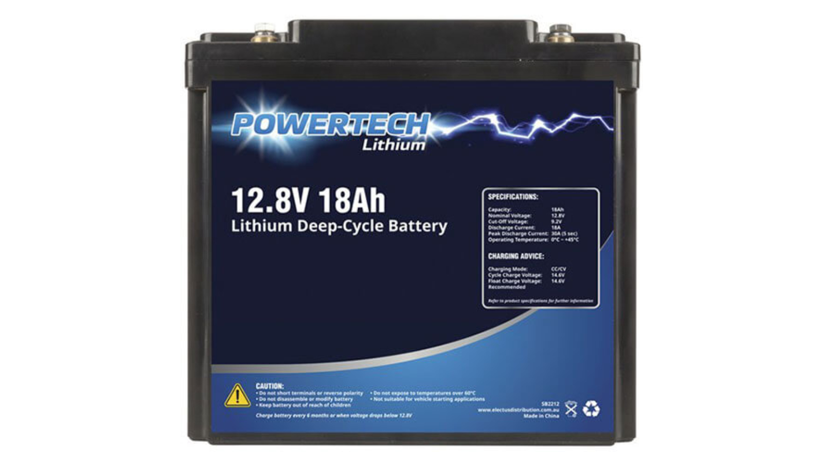 Latest Buys 12.8V Lithium Deep Cycle Battery GN2 - 18Ah