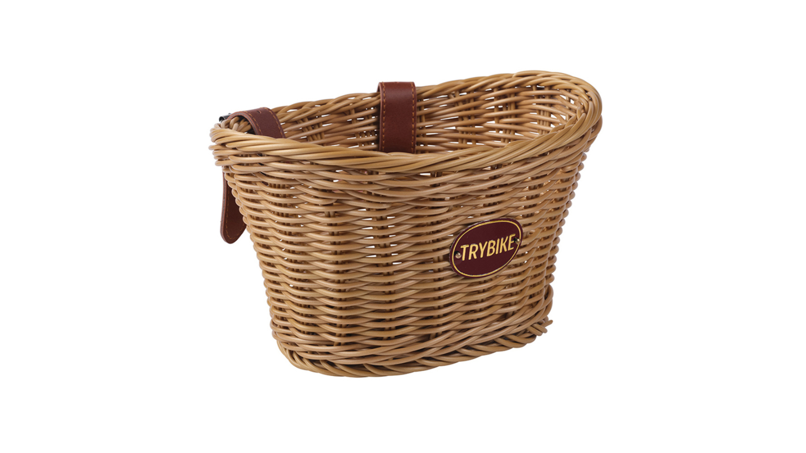 Trybike Plastic 26 x 19cm Handlebar Basket Bike Storage Pouch with Strap - 18 month+