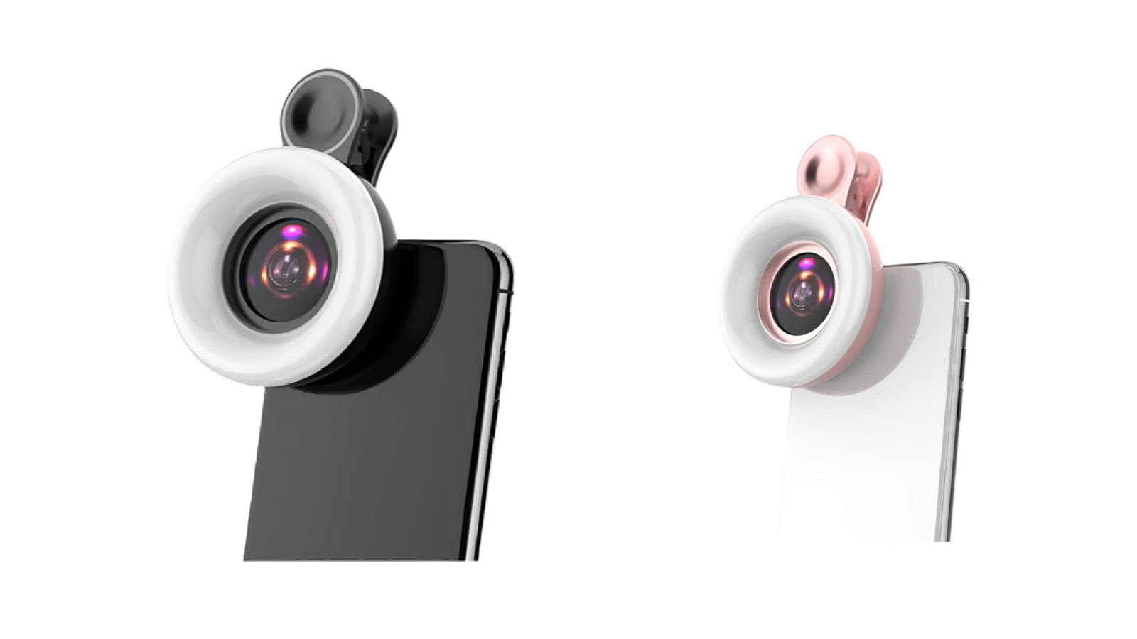 Vibe Geeks Macro Lens Selfie Light for Mobile Beauty Make-Up