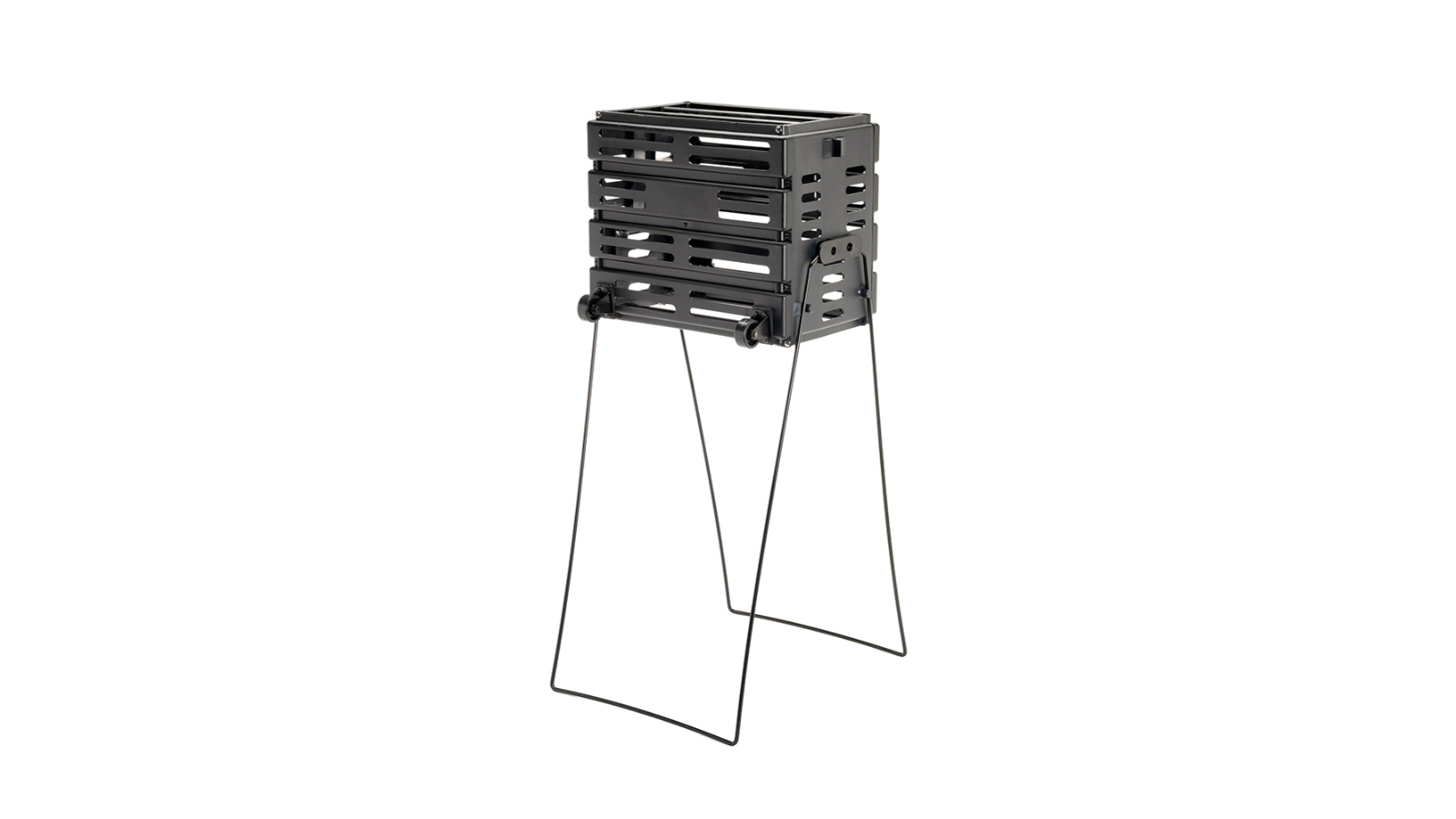 HelloDeal 3-in-1 Tennis Ball Basket Picker Stand - Black