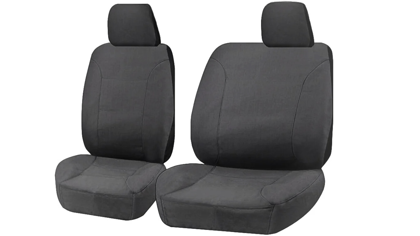 My Car Canvas Seat Cover for Mazda BT-50 Single Cab 2011-2020 - Grey