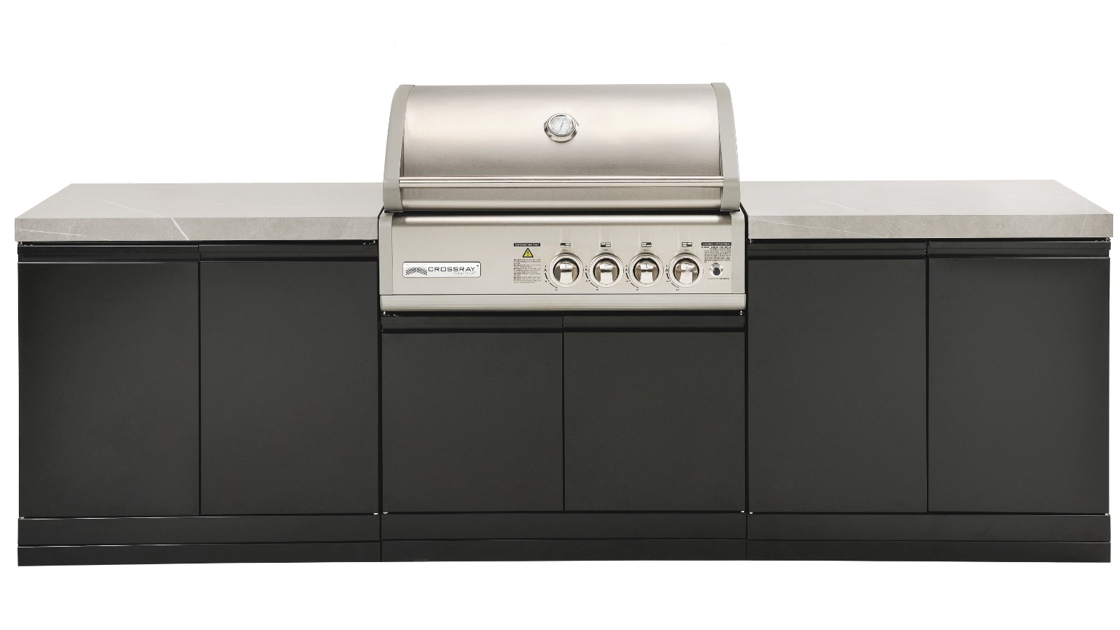 Crossray X-Origin Classic Outdoor Kitchen with Grey Benchtops