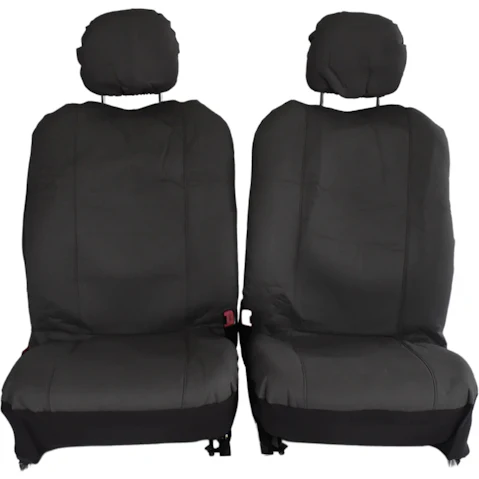 My Car Canvas Seat Cover for Holden Colorado Dual Cab 2008-2012 - Grey